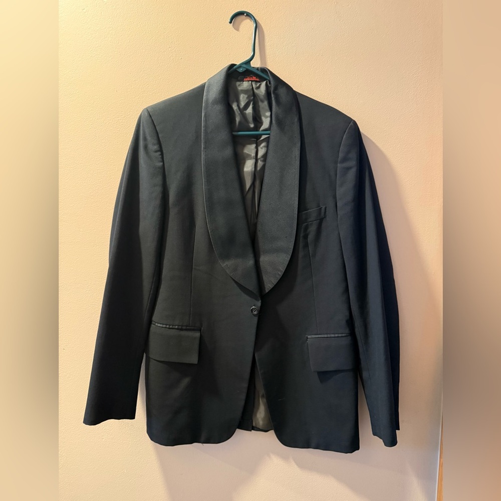 After Six Midnight Black Tuxedo Jacket